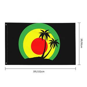 Banderas de música al aire libre para decoración interior y exterior, banderines duraderos y resistentes a la decoloración, de 3x5 pies - Product Image 3