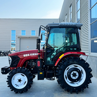 Livraison Gratuite Tracteurs Agricoles 180 CV à Moteur Diesel Puissant avec Boîte de Vitesses Hydraulique pour l'Agriculture