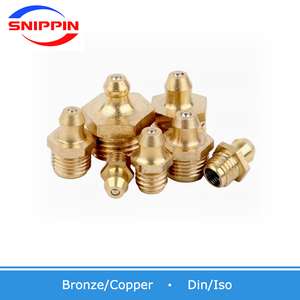 M6 M8 M10 M12 M14 M16 Messing Vet Zerk Nippel Koperen Olie Monddraad Recht 45 90 Graden Universeel Gewricht Vetpistool Nozzles - Product Image 3