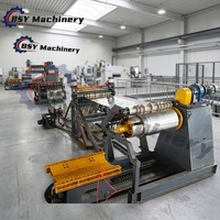 Machine de découpe de bobines d'acier universelle de 1 mm, ligne de découpe de bobines métalliques multifonctionnelle automatique, commande PLC, découpe hydraulique