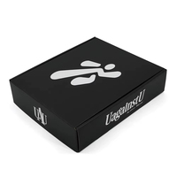 Cajas de Envío de Cartón Corrugado Personalizadas, Cajas de Correo para Ropa con Laminación Mate Negra