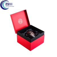 Caja de Regalo Cuadrada de Papel Recubierto Ecológico, Creativa y Variada, Caja Rígida con Logotipo Personalizado para Joyería y Productos Cosméticos