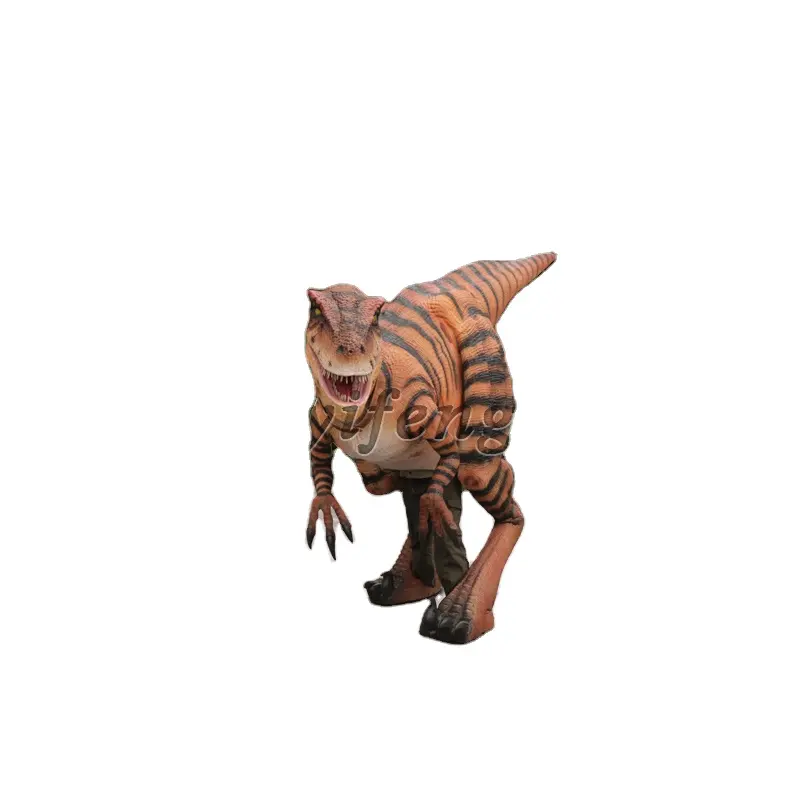 Traje de dinosaurio realista para adultos Animatronic Dragon Mascot Traje de dinosaurio realista