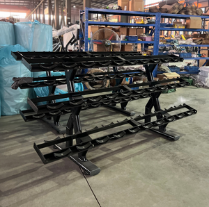 แร็ควางดัมเบลล์ Lanbo <span class=keywords><strong>GM110</strong></span> 2.5-60 กก. แบบมืออาชีพ 3 ชั้น สำหรับใช้ในโรงยิม แร็ควางดัมเบลล์โลหะ - Product Image 6