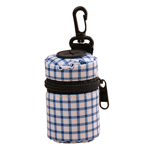 Portable Dog Poop <b>Bag</b> Carrier - Lightweight Zippered Pet Waste <b>Bag</b> <b>Holder</b> for Walking - Product Image 1