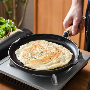 Không dính Crepe Pan phẳng chảo cho bánh tortillas, Omelette, Pancake Maker cảm ứng dưới