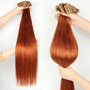 Extensión de cabello de alta calidad 100% Cabello humano virgen europeo 6D 3rd Extensiones de cabello - Product Image 3