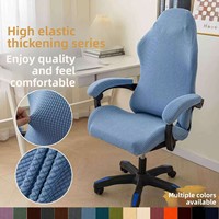 Housses de siège et d'accoudoirs pour chaise de jeu sur ordinateur, imprimées sur mesure, 100% polyester, élastiques, anti-salissures, lavables en machine, douces et confortables