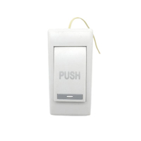 Botones de salida de plástico con letras luminosas para productos de control de acceso