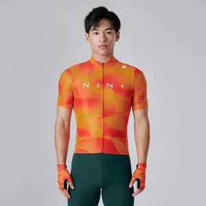 2023 neue kunden spezifische Design Kurzarm Radsport Uniform Sommer Rennrad Trikots schnell trocknen atmungsaktive Männer Rennrad tragen