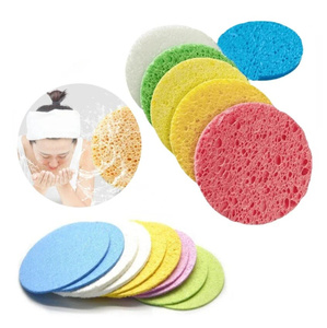 2024S tự nhiên <span class=keywords><strong>Cellulose</strong></span> mỹ phẩm Spa bọt biển cho da mặt hàng ngày làm sạch trang điểm nén <span class=keywords><strong>cellulose</strong></span> mặt Puff làm sạch bọt biển - Product Image 1