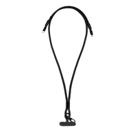 Câble USB de données Type-C tressé en nylon à chargement rapide, cordon tour de cou réglable de 150 cm, prix d'usine