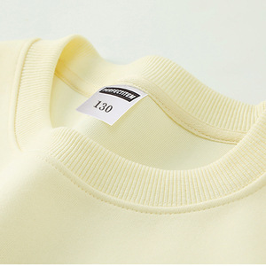Sweat-shirt à col rond pour enfants, 130 % coton, doux, à porter au quotidien, uniforme scolaire - Product Image 1