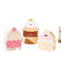 Draagbare lunchbox voor studenten, lichte maaltijd, fruitbox, nieuwe creatieve cakevormige lunchbox, kinderlunchbox met deksel