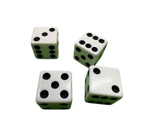 Luxury Plastic Dice Set for Tabletop Games Casino Entertainment Durable <b>Gaming</b> Accessories Factory Direct - Product Image 1