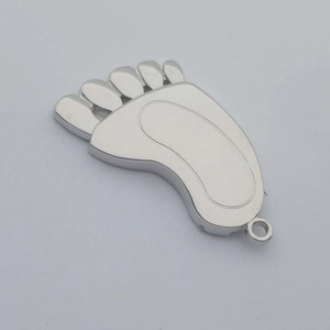 Móc chìa khóa attachable kim loại chân-shaped <span class=keywords><strong>USB</strong></span> Flash Drive 1GB để 32GB <span class=keywords><strong>Memory</strong></span> Stick 2.0 Pen Drive với thiết kế thời trang - Product Image 2