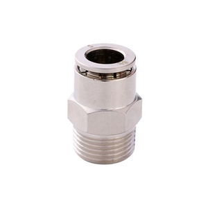 Diseño Simple serie <span class=keywords><strong>MPC</strong></span> un toque neumático conector rápido de tubo recto montaje de latón - Product Image 3