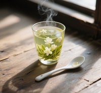Thé vert au jasmin pour bubble tea, thé amincissant en vrac, vente en gros, emballage bouteille/boîte/sachet, longue finale en bouche, bienfaits pour la santé