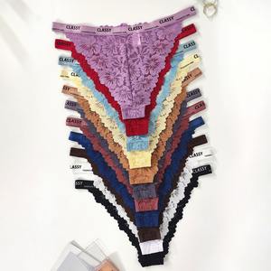 Slip a Vita Bassa Sexy e <span class=keywords><strong>Trendy</strong></span> con Ricamo in Pizzo, <span class=keywords><strong>Intimo</strong></span> Femminile Confortevole ed Economico - Product Image 3