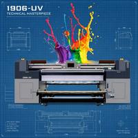Imprimante industrielle à bande transporteuse UV 1906-UV pour lamination à froid, machine d'impression pour coques de téléphone personnalisées et toiles d'art, Nouveauté 2027