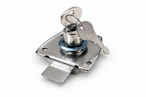 Serrure multi-usage 25 mm avec corps en fer et zinc, serrure compacte multi-usage pour armoire, tiroir, porte de meuble, boîte de rangement - Product Image 2