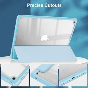 เคส JUNCHI สำหรับ <span class=keywords><strong>iPad</strong></span> 10.2 นิ้ว ปี 2026  ฝาหลังอะคริลิกใส  แม่เหล็กเปิด-ปิดอัตโนมัติ  พร้อมช่องเก็บปากกาสไตลัส - Product Image 4