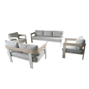 Ensemble <span class=keywords><strong>de</strong></span> canapés <span class=keywords><strong>de</strong></span> <span class=keywords><strong>jardin</strong></span> <span class=keywords><strong>en</strong></span> <span class=keywords><strong>aluminium</strong></span> <span class=keywords><strong>de</strong></span> style europé<span class=keywords><strong>en</strong></span> moderne, durable, luxueux, imperméable, pour l'extérieur - Product Image 1