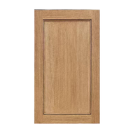 Puerta de Gabinete Moderna con Marco de Madera Sólida, Lista para Pintar, para Cocina, Baño, Hospital y Armario Modular