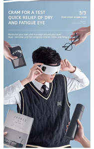 Masker tidur Bluetooth pintar nirkabel pria, pemijat mata dengan kontrol waktu untuk menghilangkan mata dan sakit kepala - Product Image 3