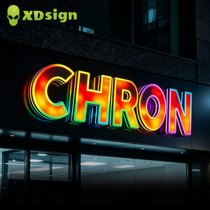 Insegna al Neon Moderna Personalizzata con Logo, Insegna per Negozi, <span class=keywords><strong>Lettere</strong></span> LED Multicolore, Certificata CE, Insegna 3D Illuminata in Acrilico - Product Image 2