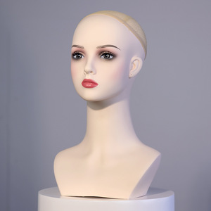 Tête de Mannequin Réaliste en PVC pour Femme, Style Japonais et Coréen, pour Maquillage, Photographie, Accessoires, Coiffes, Chapeaux et Perruques - Product Image 3