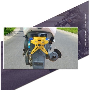 Support de plaque d'immatriculation réglable pour moto, accessoires de modification de moto usinés CNC, pièces de rechange - Product Image 4