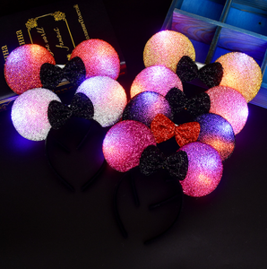 Bandeau pour nouvel an, <span class=keywords><strong>noël</strong></span> et nouvel an, à led, gros nœud, souris, mignon et doux, qualité supérieure, vente en gros - Product Image 1