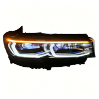 Phare avant gauche et droit pour BMW G12 LCI Série 7 19-22, faisceau de conduite adaptatif, DRL bleu Signature, phares avant à LED automatiques