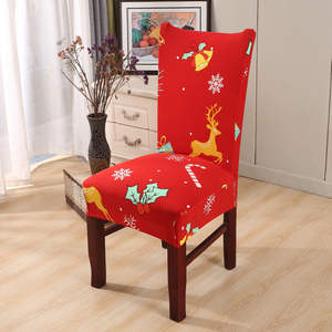 Wholesale Universal <strong>Polyester</strong>/Spandex Christmas Dinning Elasticity <strong>Chair</strong> <strong>Cover</strong> - Product Image 3