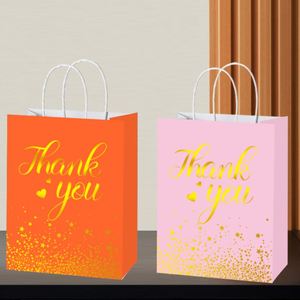 X404 Customizable Royal Blue Art Paper Bag Kraft Paper Business Thank You Guest <b>Gift</b> Packaging Biodegradable Logo Printed - Product Image 4