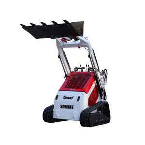 Livraison Gratuite Soamte CE EPA Approuvé Mini-chargeuse sur pneus diesel avec moteur Kubota, Garantie 2 ans, Pompe YUKEN, Moteur à roulement - Product Image 6