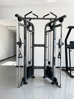 Équipement de musculation pour salle de sport : Système de poulies à câble réglable avec rack et machines à sélection de charge par broche