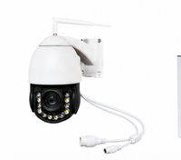 Caméra de sécurité PTZ sans fil 4G 2MP Zoom 5X Extérieur 360° °   Caméra CCTV WiFi avec vision nocturne