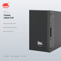 JSLWholesale Ensemble de haut-parleurs Line Array double 10 pouces avec caisson de basses actif 21 pouces, système de sonorisation PA professionnel pour extérieur et églises