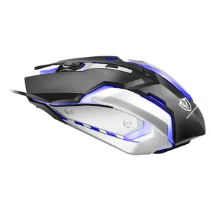 Novo 2024 com fio LED luzes para jogos teclado mouse combos para computadores computador mouse mouse