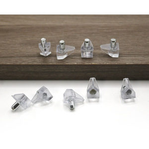 Jfs Transparent Shelf Support No. 1 Exposed Board Plastic Easy Installation Furniture <b>Hardware</b> Accessories - Product Image 4
