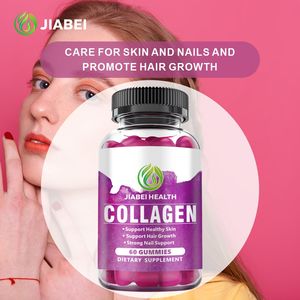 Fabrika OEM Yüksek Kaliteli Güzellik Ürünü Kadınlar İçin Saç Tırnak Kolajen Peptitleri Proteinli Sakız Vitamini - Product Image 5