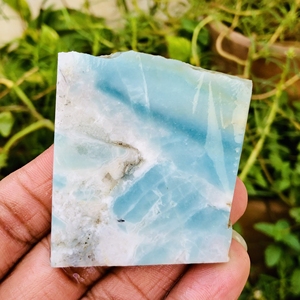 Piedra preciosa en bruto de ópalo azul peruano Natural de alta calidad cabujón de ópalo azul peruano Piedra en bruto suelta de ópalo azul peruano 190 CTS - Product Image 2