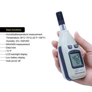 Vaisala xách tay kỹ thuật số Nhiệt kế độ ẩm Meter nhựa LCD hiển thị mô hình gm1360 gm1360a gm1361 gm1361 + gm1362 OEM ODM - Product Image 3