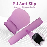 Repose-poignet ergonomique, tapis de bureau personnalisé, repose-tout-petits pour clavier, tapis de souris antidérapant en gel, tapis de souris de jeu à motif de dessin animé, ensemble pour le bureau, en stock