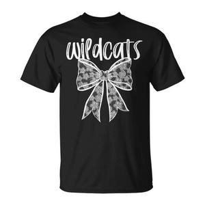 Camiseta con Lazo de Encaje Estilo Coquette de Wildcats, Estilo Mascota del Equipo para Mujer - Product Image 1