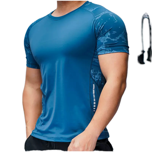 Rashguard de compression unisexe pour adulte, séchage rapide, manches longues, vêtement de sport, protection solaire, antibactérien, en Spandex/Polyester imprimé - Product Image 1