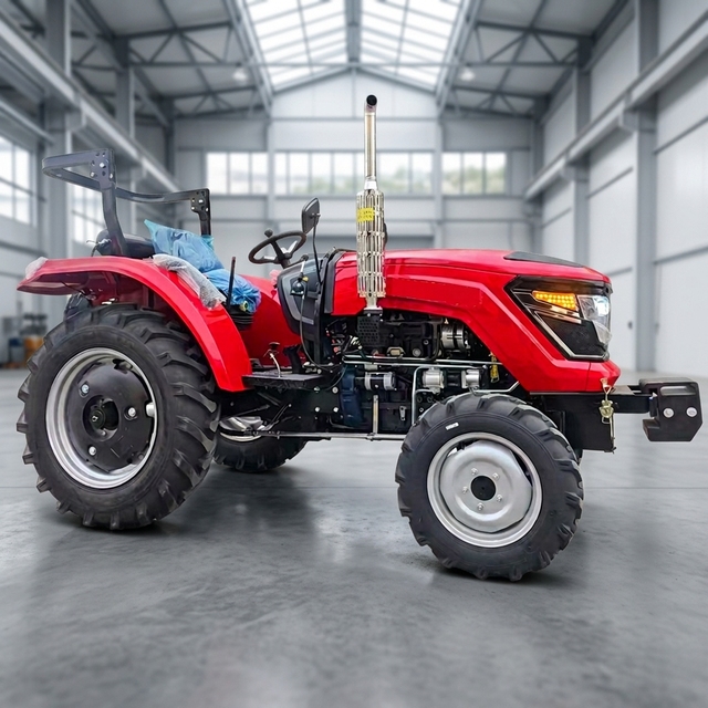 Price Cheap Compact Tractor Home Orchard Ditching Sowing Wheel Tractor 60 HP Forestry Greenhouse 4x4 Mini Hydraulic Tractor