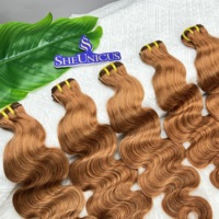 # 35 حزمة شعر بشري هندي خام بكر بتصميم Body Wave من البيرو، حزم شعر فيتنامي مزدوج السحب، شعر بكر متناسق الكيوتيكل
